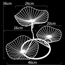 Load image into Gallery viewer, Nordic 3-layer Metal Storage Trays Wedding Party Cake Stand Dessert Tray Fruits Snack Plates Holder Rack Vanity Art Tray Decor