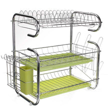 Load image into Gallery viewer, best selling 2019 products 3-Tier Dish Drying Rack Kitchen Collection Shelf Drainer Organizer kitchen accessories dropshipping
